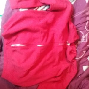 Red Gildan sweatshirt